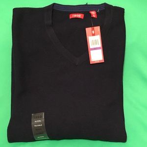 Izod - Dark Navy V-Neck Sweater NWT